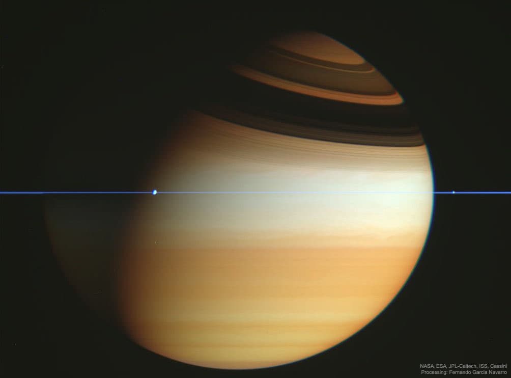 Crossing Saturn's Ring Plane